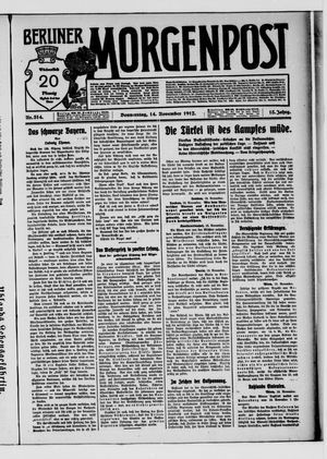 Berliner Morgenpost vom 14.11.1912