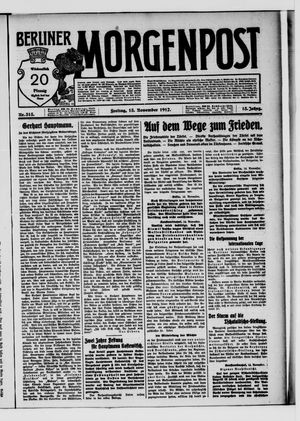 Berliner Morgenpost vom 15.11.1912