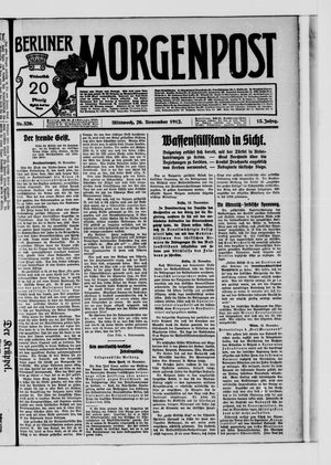 Berliner Morgenpost vom 20.11.1912