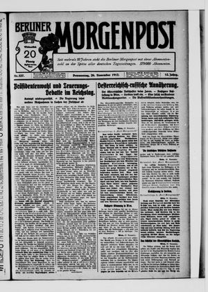 Berliner Morgenpost vom 28.11.1912
