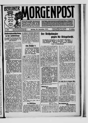 Berliner Morgenpost on Nov 29, 1912