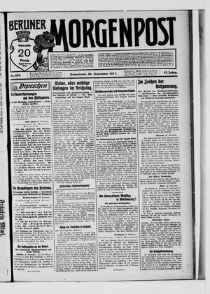Berliner Morgenpost vom 30.11.1912