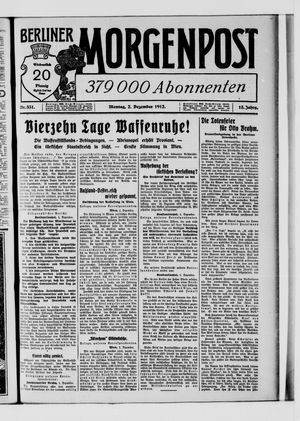 Berliner Morgenpost vom 02.12.1912