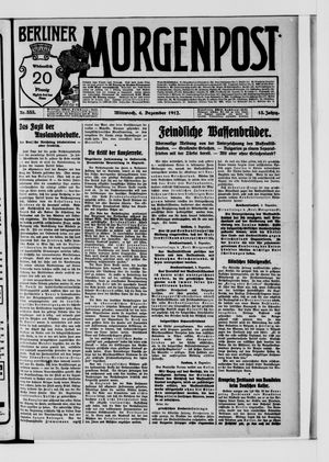 Berliner Morgenpost vom 04.12.1912