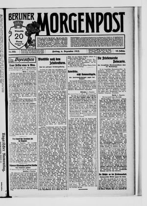 Berliner Morgenpost vom 06.12.1912