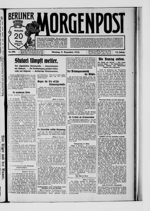 Berliner Morgenpost vom 09.12.1912