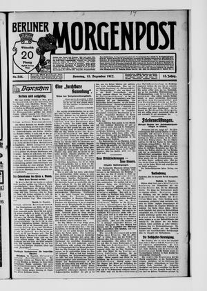 Berliner Morgenpost vom 15.12.1912