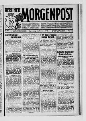 Berliner Morgenpost vom 19.12.1912