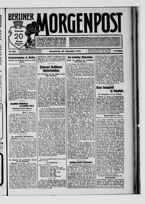 Berliner Morgenpost vom 28.12.1912
