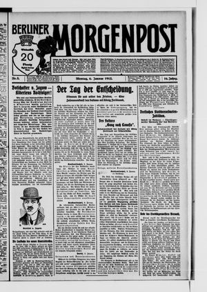 Berliner Morgenpost vom 06.01.1913