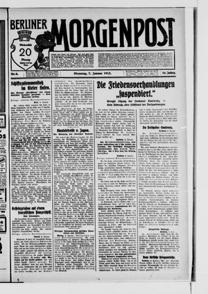 Berliner Morgenpost vom 07.01.1913