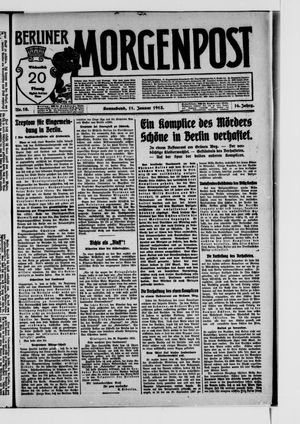 Berliner Morgenpost vom 11.01.1913