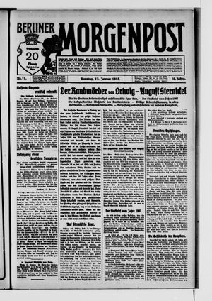 Berliner Morgenpost vom 12.01.1913