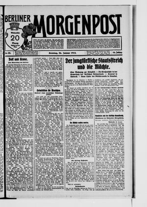 Berliner Morgenpost on Jan 26, 1913