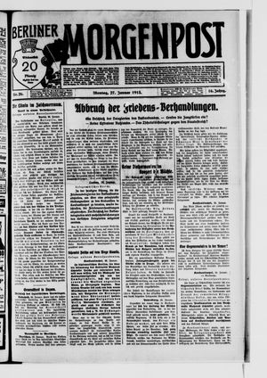 Berliner Morgenpost on Jan 27, 1913