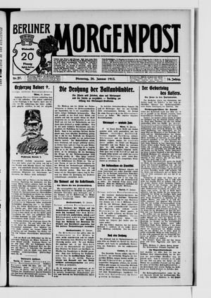 Berliner Morgenpost on Jan 28, 1913