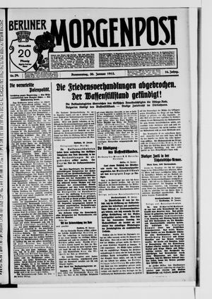 Berliner Morgenpost vom 30.01.1913