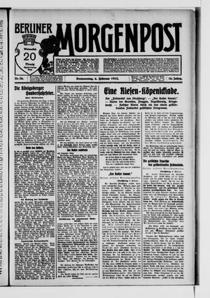 Berliner Morgenpost vom 06.02.1913