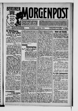 Berliner Morgenpost vom 08.02.1913