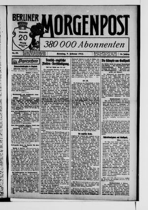 Berliner Morgenpost on Feb 9, 1913