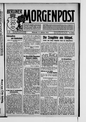 Berliner Morgenpost vom 12.02.1913