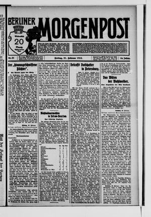 Berliner Morgenpost vom 21.02.1913