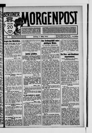 Berliner Morgenpost on Mar 7, 1913