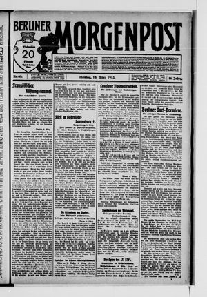 Berliner Morgenpost vom 10.03.1913