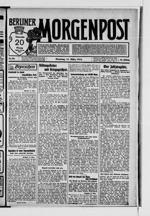 Berliner Morgenpost on Mar 11, 1913