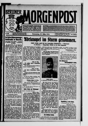 Berliner Morgenpost vom 27.03.1913