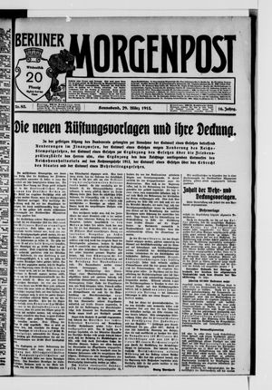 Berliner Morgenpost vom 29.03.1913