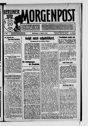 Berliner Morgenpost on Apr 2, 1913