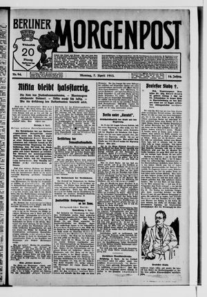 Berliner Morgenpost on Apr 7, 1913