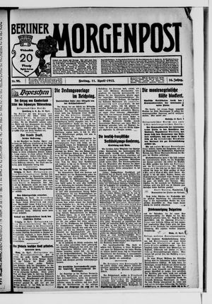 Berliner Morgenpost vom 11.04.1913