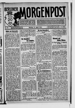 Berliner Morgenpost vom 14.04.1913