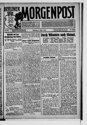 Berliner Morgenpost vom 05.05.1913