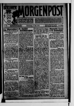 Berliner Morgenpost vom 08.05.1913