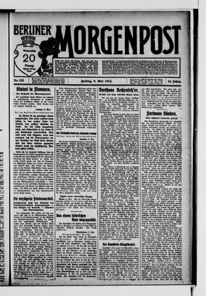 Berliner Morgenpost on May 9, 1913