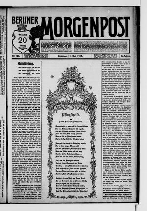 Berliner Morgenpost vom 11.05.1913