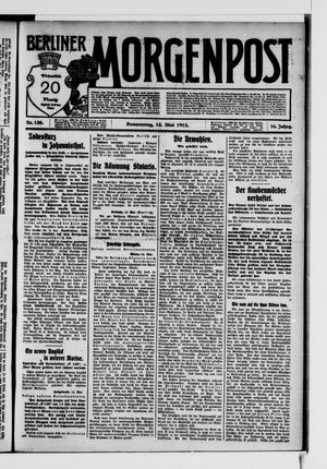 Berliner Morgenpost vom 15.05.1913