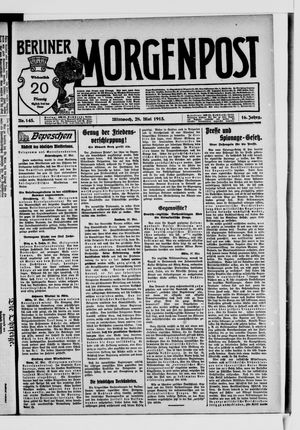 Berliner Morgenpost vom 28.05.1913