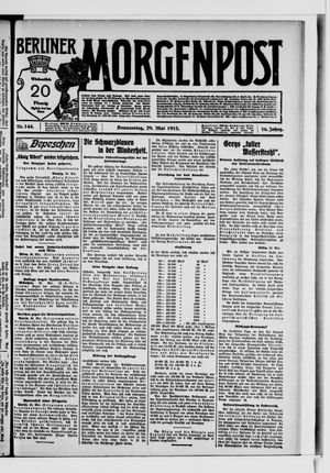 Berliner Morgenpost vom 29.05.1913