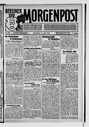 Berliner Morgenpost vom 14.06.1913