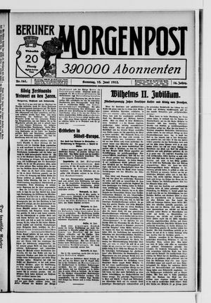 Berliner Morgenpost vom 15.06.1913