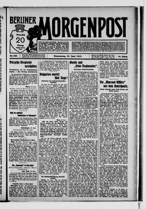 Berliner Morgenpost vom 19.06.1913