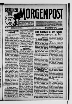 Berliner Morgenpost vom 21.06.1913
