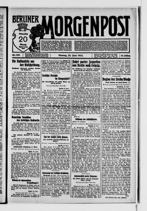 Berliner Morgenpost vom 23.06.1913