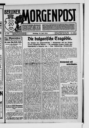 Berliner Morgenpost vom 13.07.1913