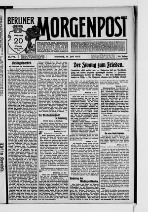 Berliner Morgenpost vom 16.07.1913