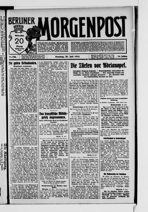 Berliner Morgenpost vom 20.07.1913